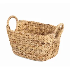 Panier caracas 40x23xh26cm en jacinthe d'eau
