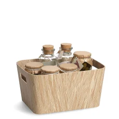 Panier en bois 30.5x22.9xh15.12cm