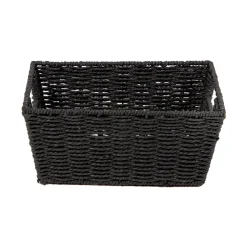 Papier etna noir en papier tresse