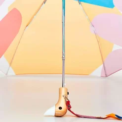 Parapluie compact manche tête de canard matisse