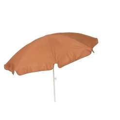 Parasol de plage en coton terracotta d200xh200cm - Colors