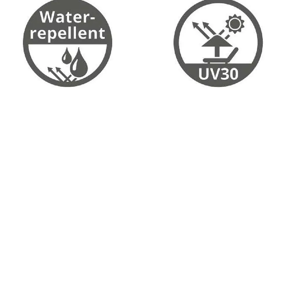 Parasol en paille inclinable avec manche en métal 210cm
