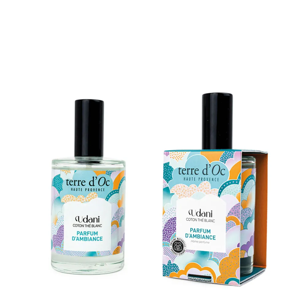 Parfum d'ambiance coton the blanc- udani 100ml