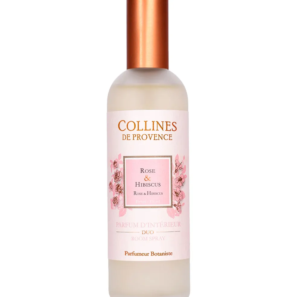 Parfum d'interieur rose et hibiscus 100ml