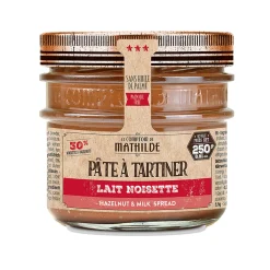 Pate à tartiner lait noisette 250g