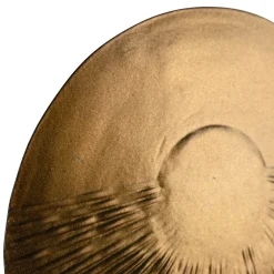 Patere rond en fer doré - Heolio