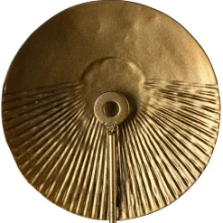 Patere rond en fer doré - Heolio