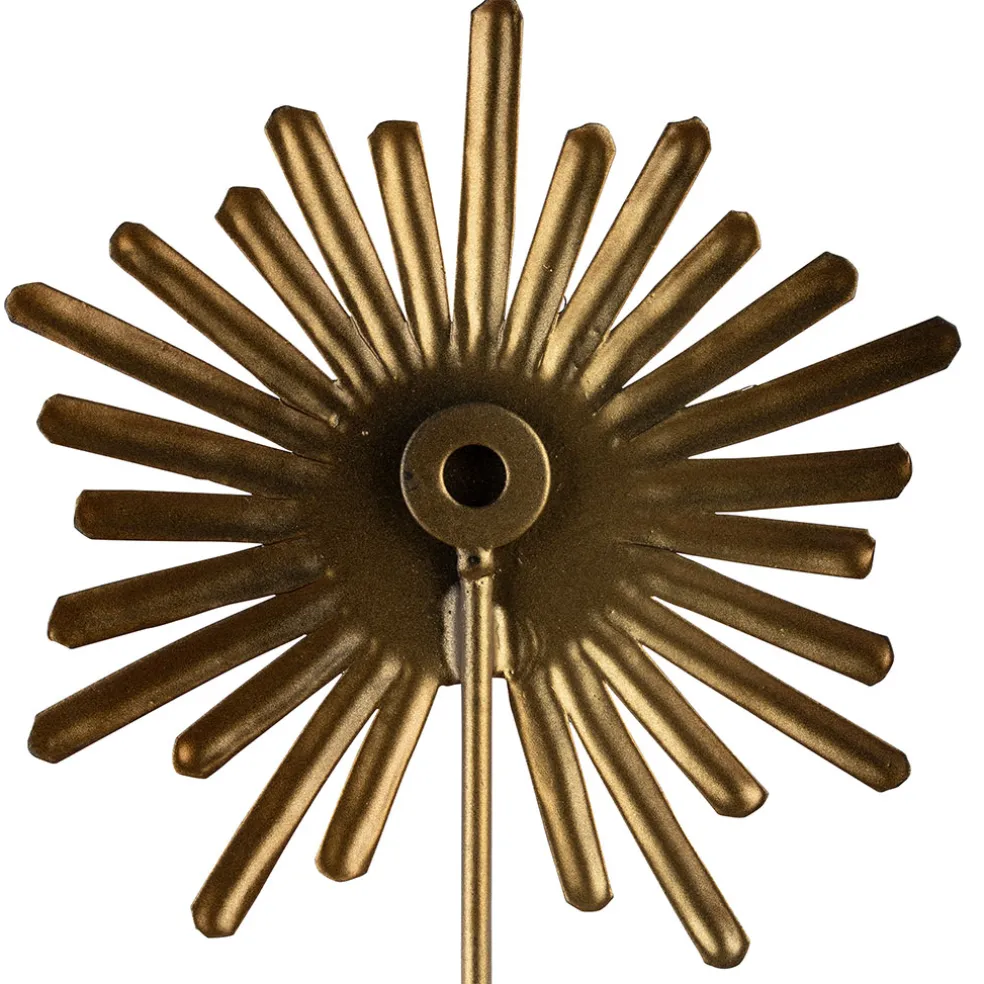 Patere soleil en fer doré - Heolio