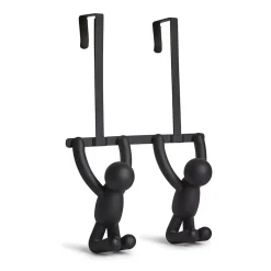 Patère porte buddy bonhomme noir