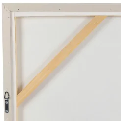 Peinture encadrée hortensias blancs 80x80cm