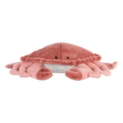 Peluche crabe en tissu corail - Eté A La Mer