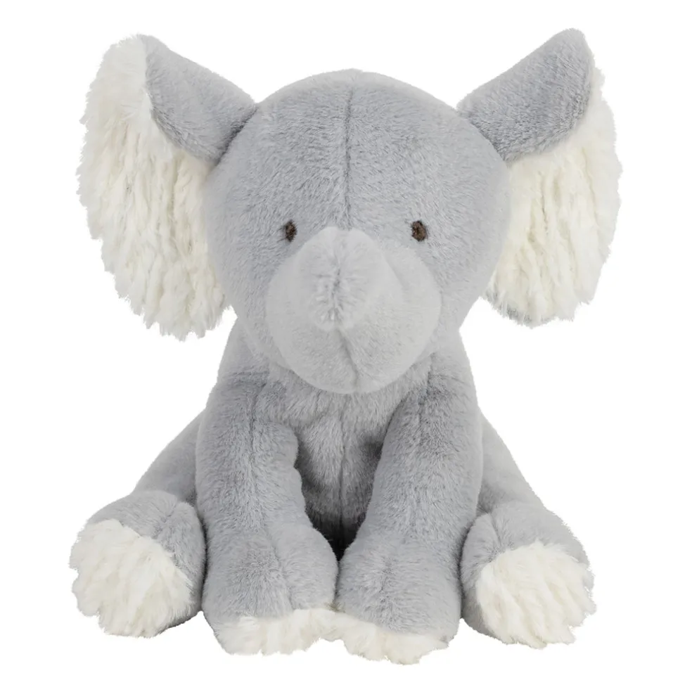 Peluche éléphant en tissu gris - Zawadi