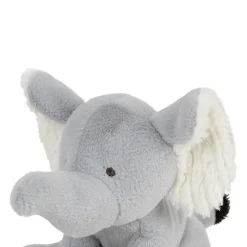 Peluche éléphant en tissu gris - Zawadi