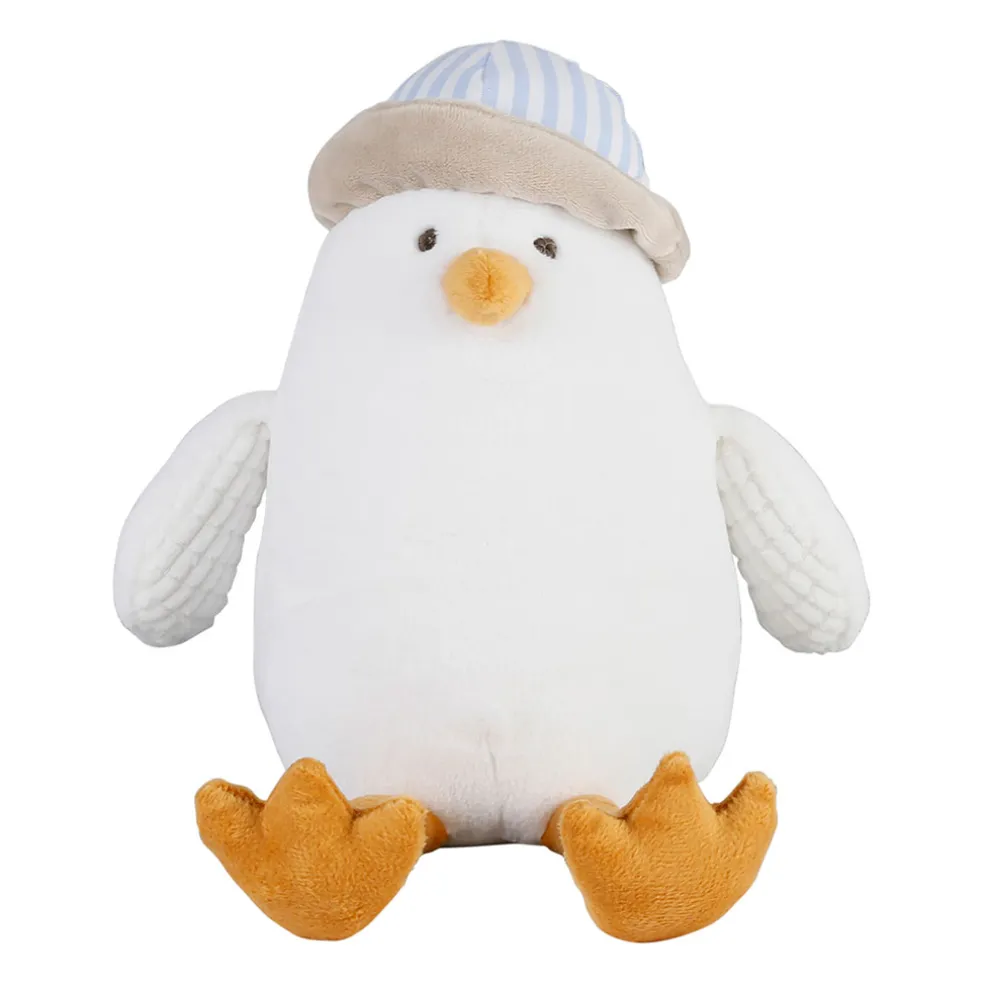 Peluche mouette en tissu blanc - Eté A La Mer