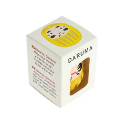 Petit daruma jaune prospérité