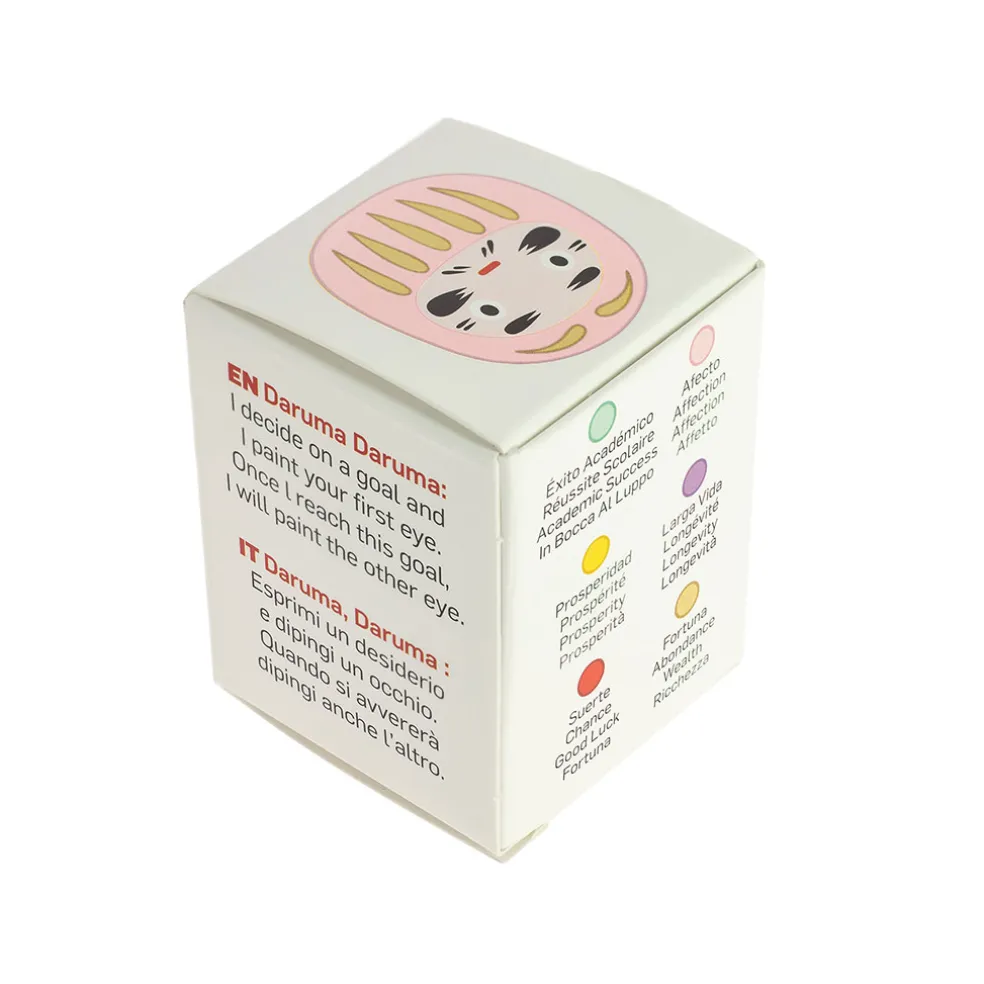 Petit daruma rose affection