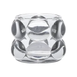 Photophore en verre transparent h6.5cm - Tanri