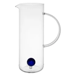 Pichet balle en verre bleu 1l - Colorea