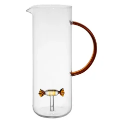 Pichet bonbon en verre ambre 1l - Colorea