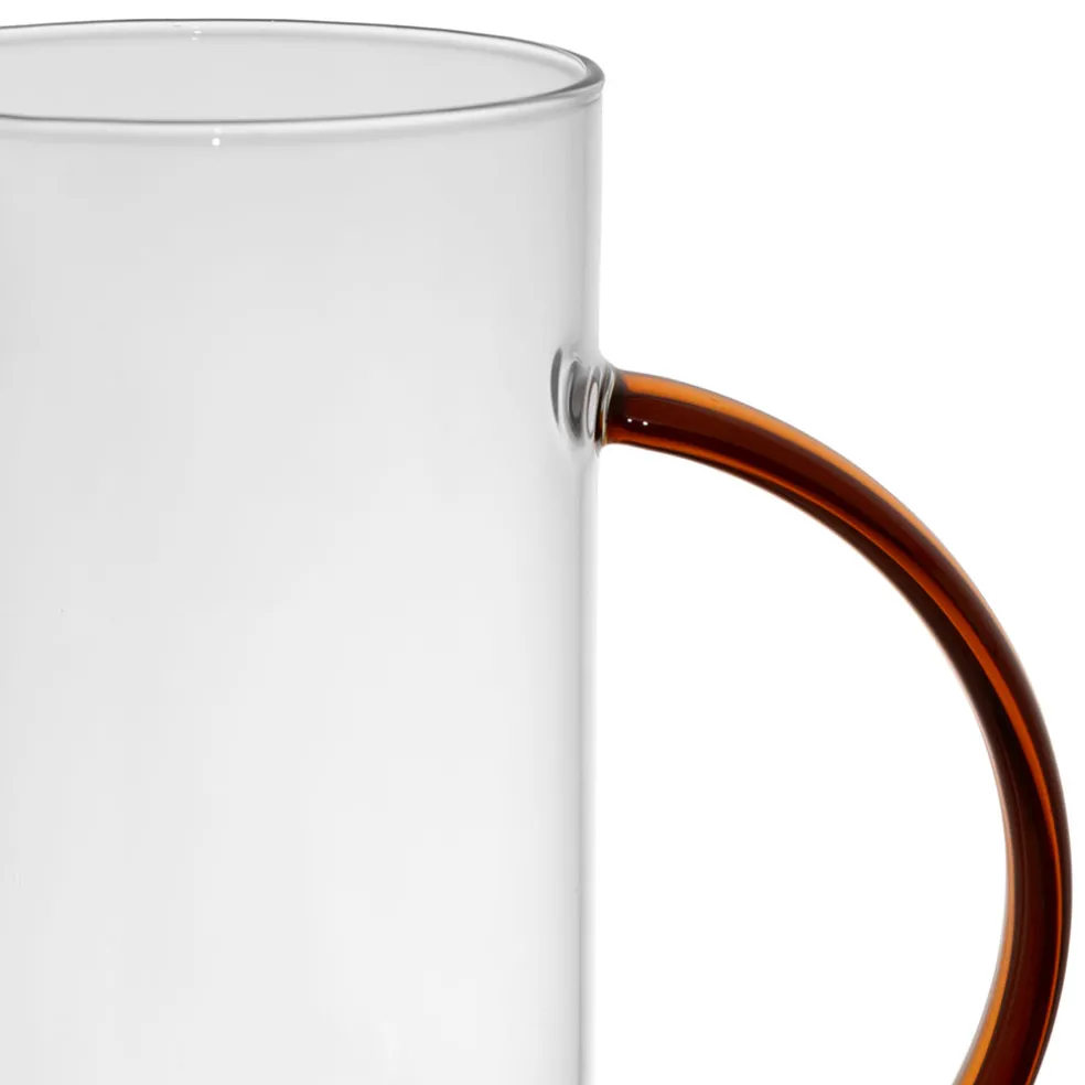 Pichet bonbon en verre ambre 1l - Colorea