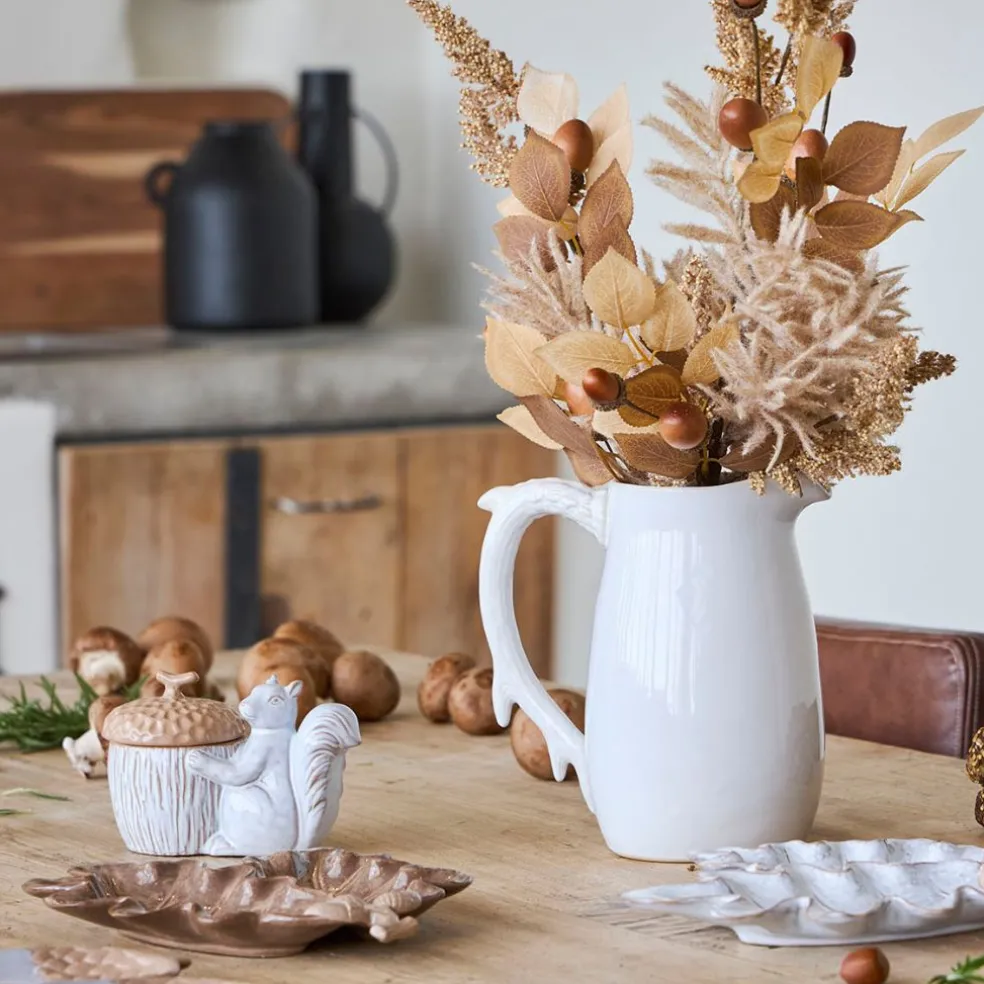 Pichet en grès blanc 1.5l - Foret