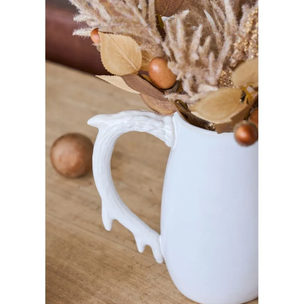 Pichet en grès blanc 1.5l - Foret