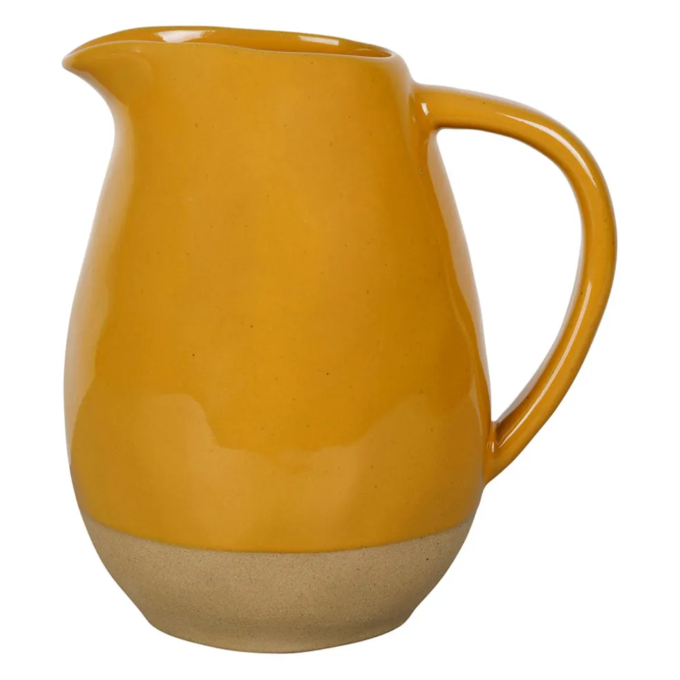 Pichet en grès curry 1.9L - Jade