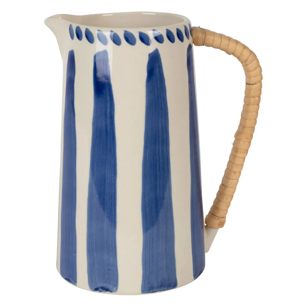 Pichet en grès en bleu 85cl - Bellagio