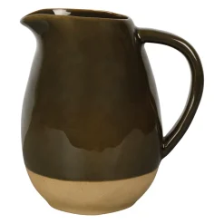 Pichet en grès kaki 1.9L - Jade