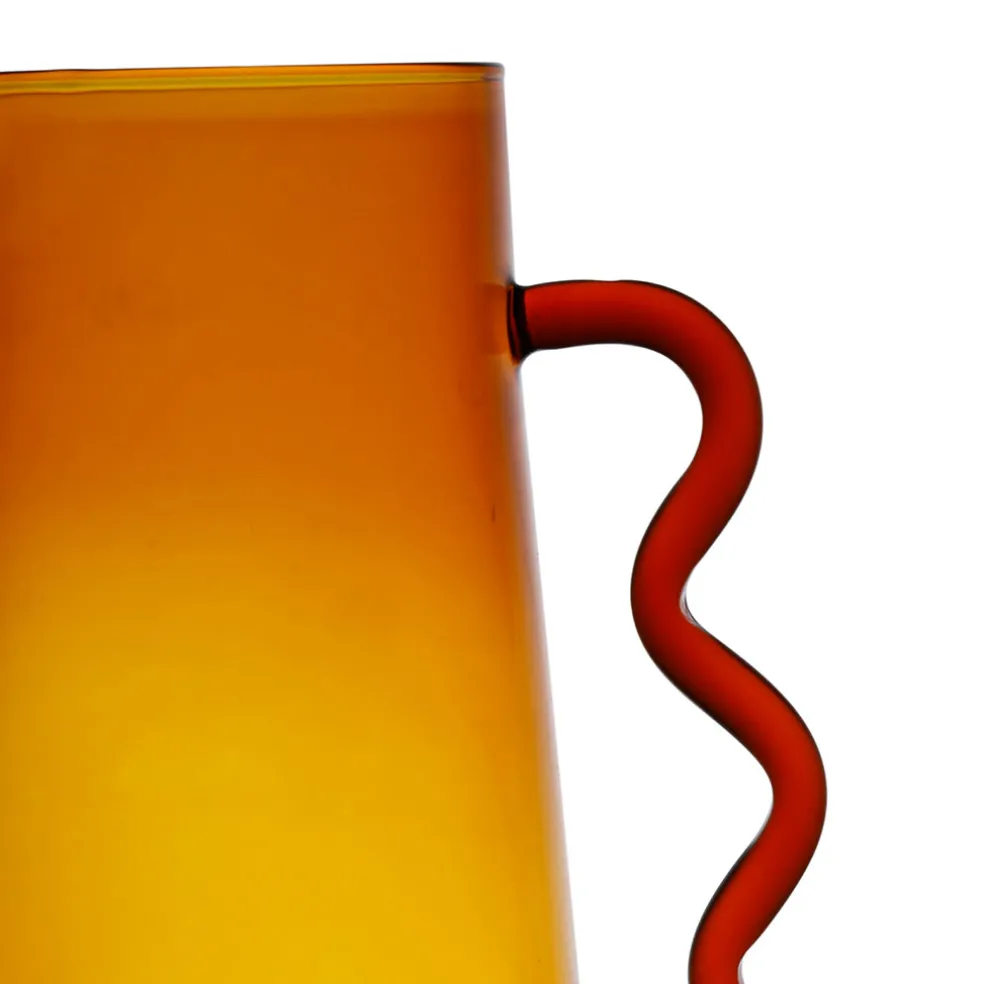 Pichet en verre ambre 1.2l - Aurore