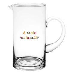 Pichet en verre 1l - Famille