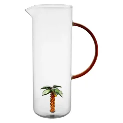 Pichet palmier en verre 1l - Colorea