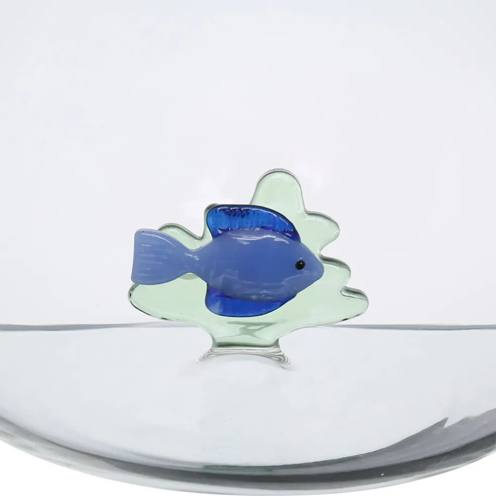 Pichet poisson en verre borosilicate bleu 1.7l - Océan