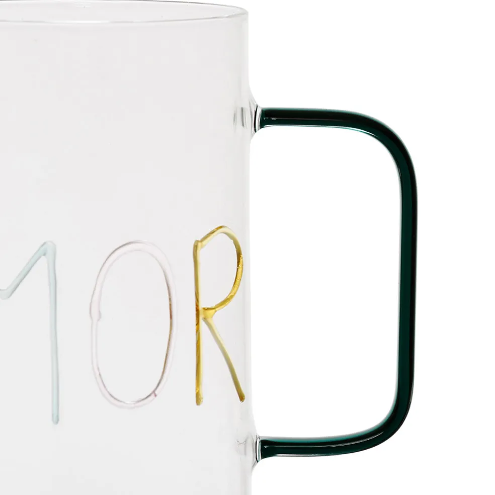 Pichet "Amor" en verre 1L - Dolce Vita