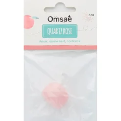 Pierre roulée quartz rose taille L