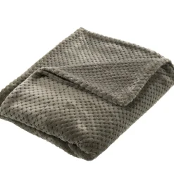 Plaid damier new kaki 130x170cm