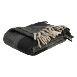 Plaid en acrylique et laine émeraude 130x170cm - Selestina