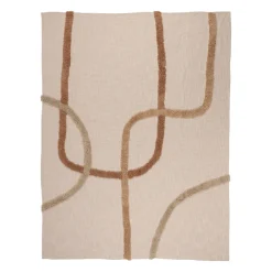 Plaid en coton ecru 170x130cm - Organic