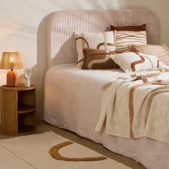 Plaid en coton ecru 170x130cm - Organic