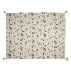 Plaid en coton multicolore 170x130cm - Zawadi