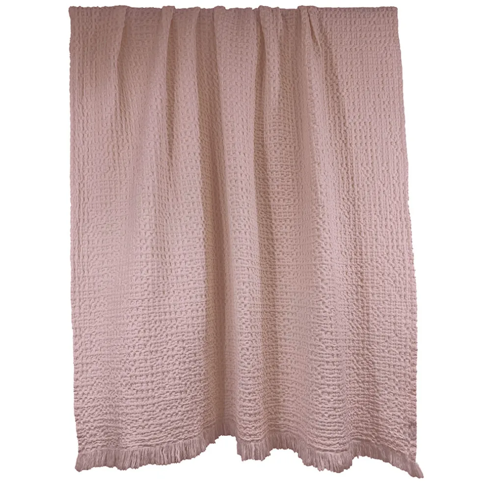 Plaid en coton pétale 130x200cm - Tempo II