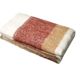 Plaid en laine kaki 130x200cm - Calypso