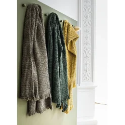 Plaid tempo craie 130x200cm