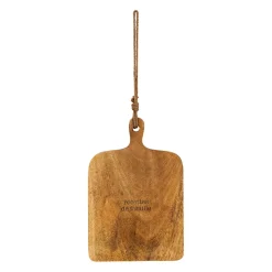 Planche à découper en manguier naturel 23x34cm - Famille