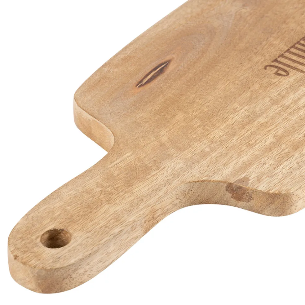 Planche a découper en manguier naturel 44.8x16cm - Cellier