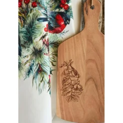 Planche a découper moineau en acacia naturel 20x40cm - Dalbert