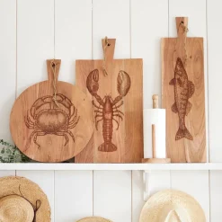 Planche a découper poisson en acacia naturel 20x70cm - Dalbert