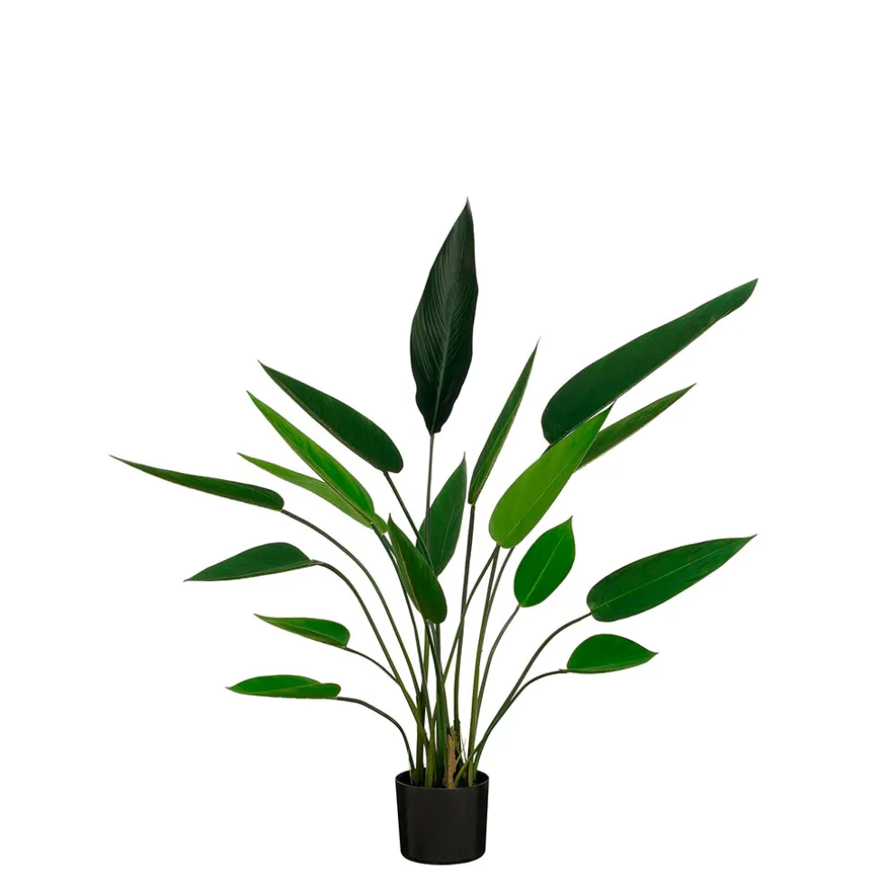 Plante artificielle Heliconia en pot h115cm