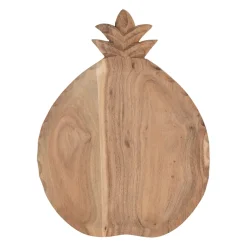 Plat ananas en acacia naturel 36x27cm - Dalbert