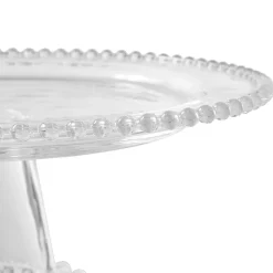 Plat sur pied en verre - perloa